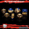 Poly-Dwarfs Hand Painted set of 8