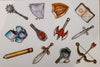 Fantasy RPG Sticker Sheet
