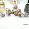 CozyGamer - Bees and Flowers 8 Piece Dice Set