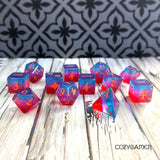 CozyGamer - Tiefling Boudoir 12 Piece Dice Set